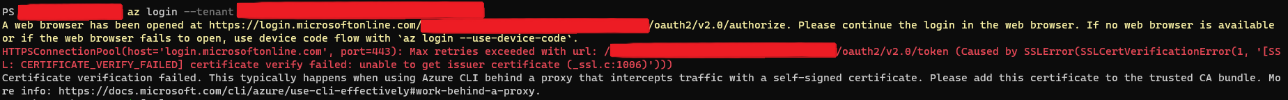 Error message image